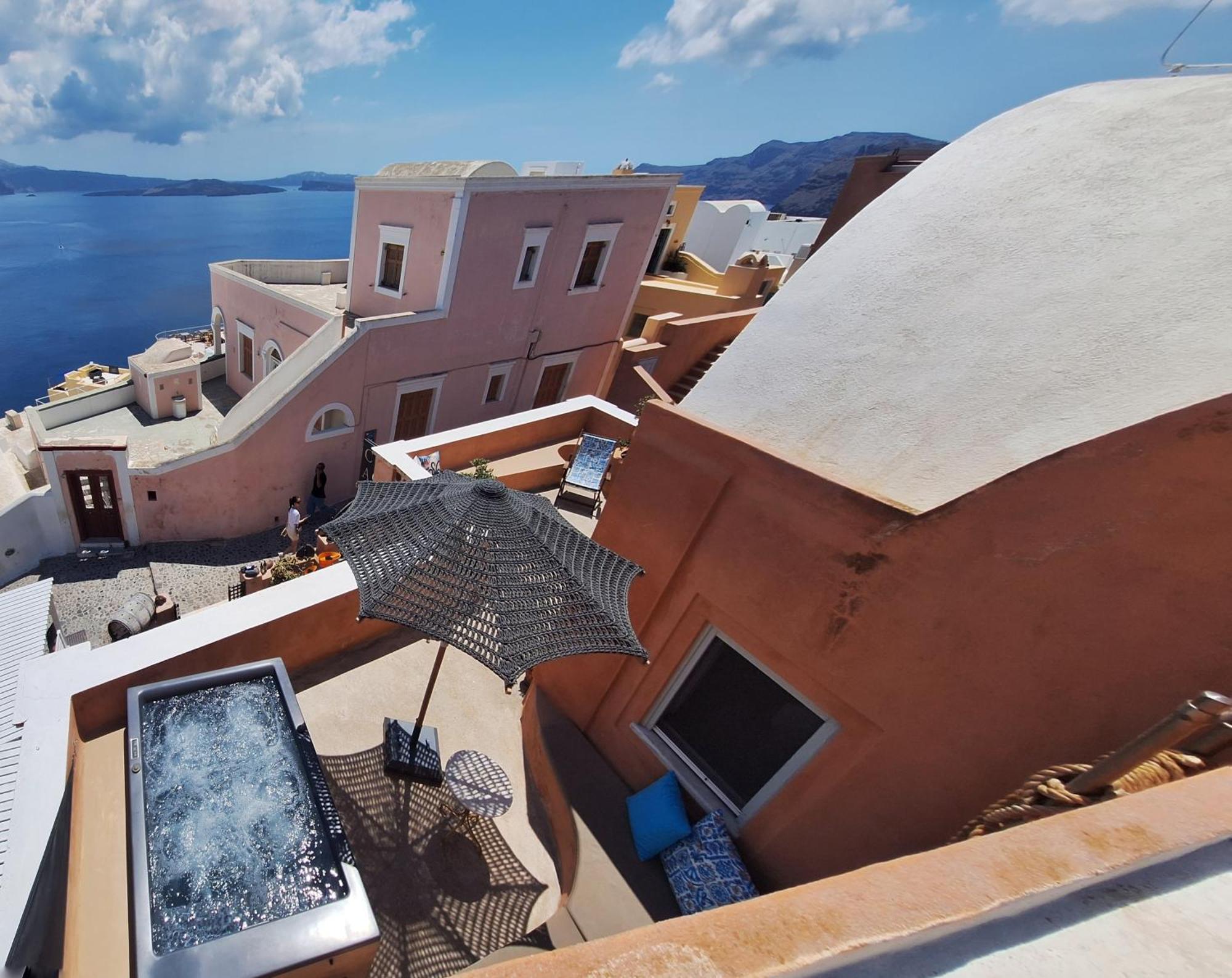 Villa Oasis Oia With Caldera View Exterior foto
