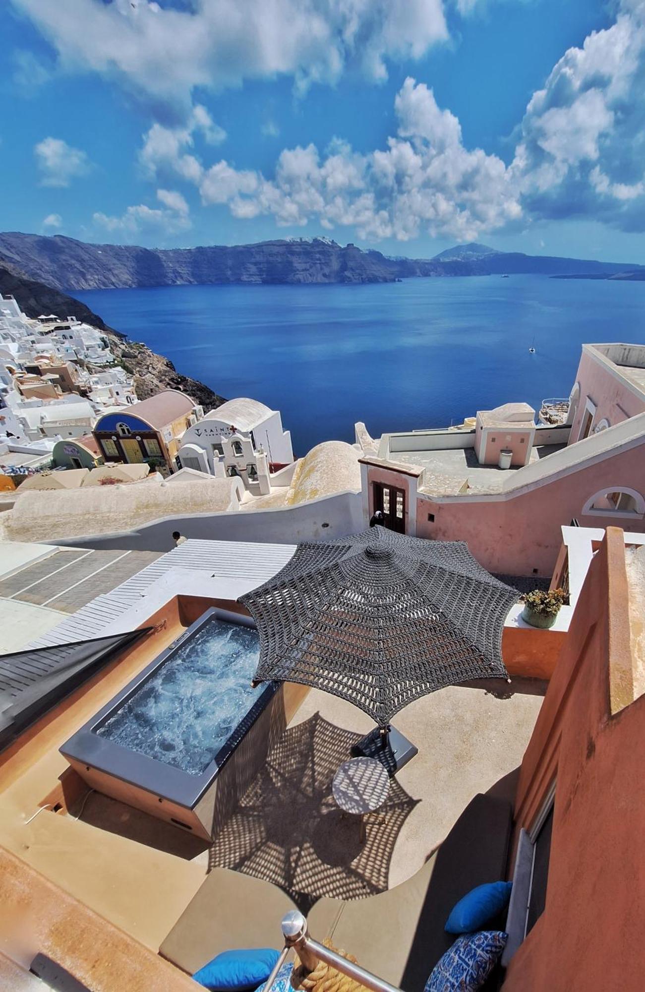 Villa Oasis Oia With Caldera View Exterior foto